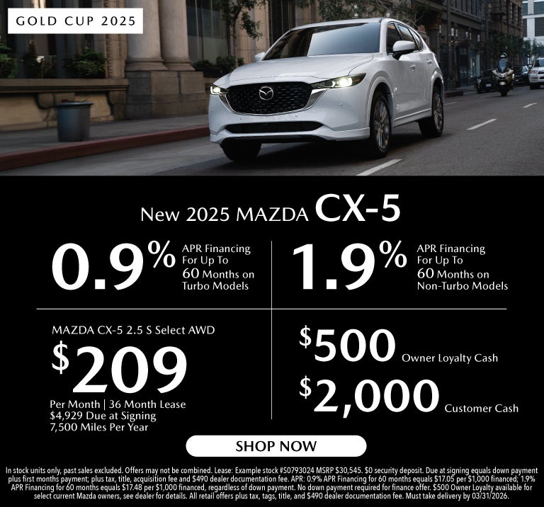 New 2025 Mazda CX-5
