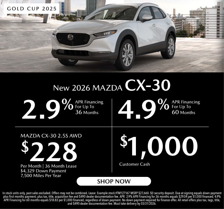 New 2026 Mazda CX-30