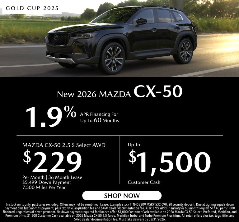 New 2026 Mazda CX-50