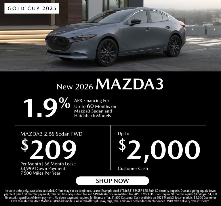 New 2026 Mazda3