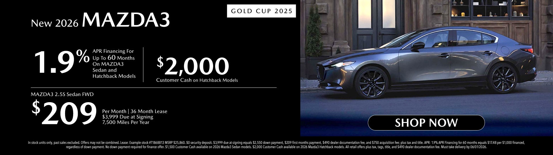 New 2026 Mazda3