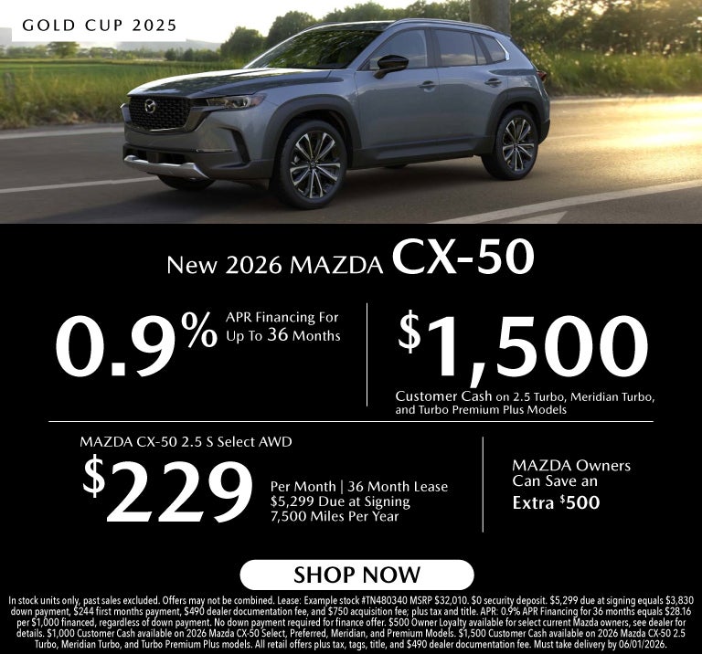 New 2026 Mazda CX-50