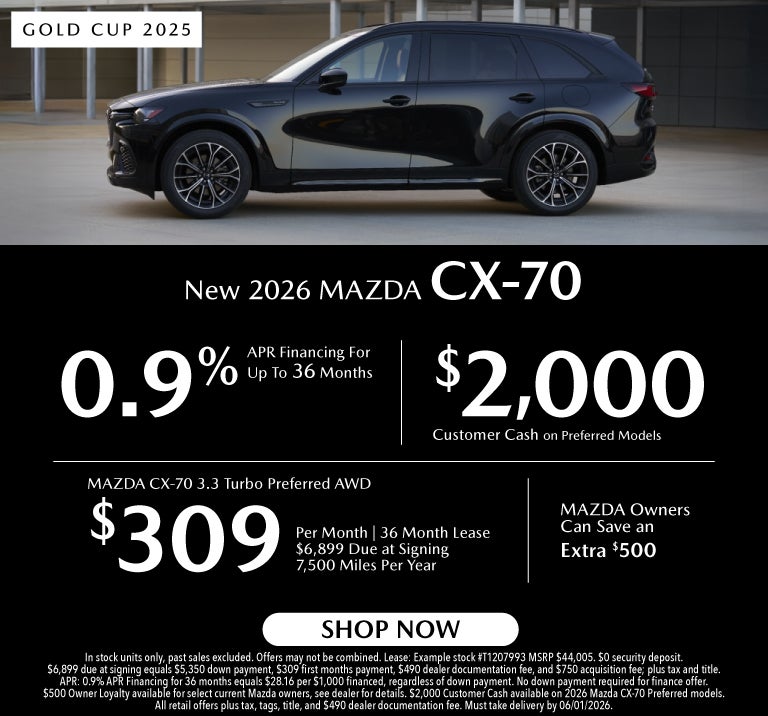 New 2026 Mazda CX-70