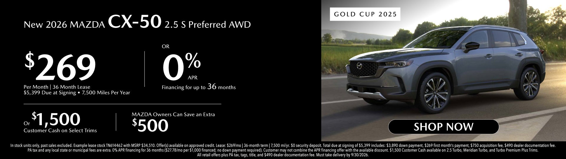 New 2026 Mazda CX-50