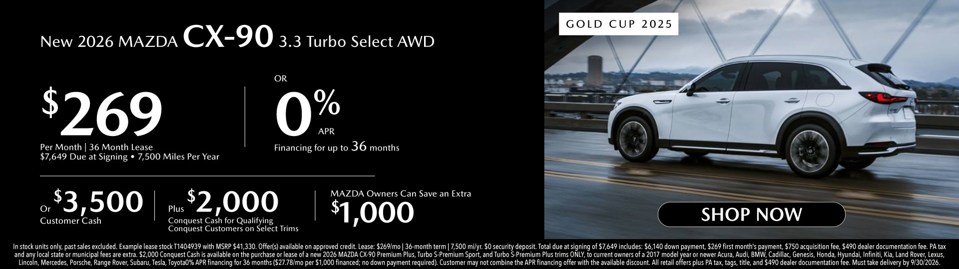 New 2026 Mazda CX-90