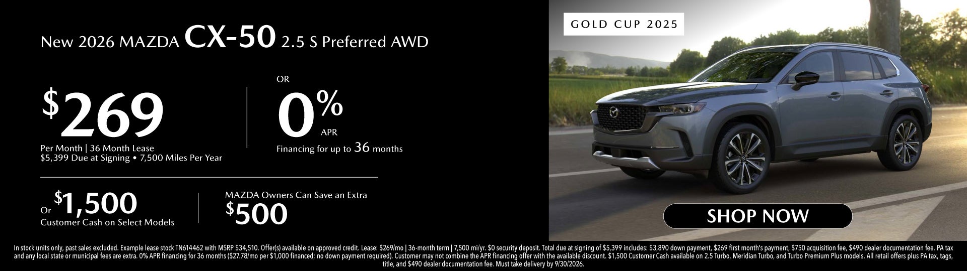 New 2026 Mazda CX-50