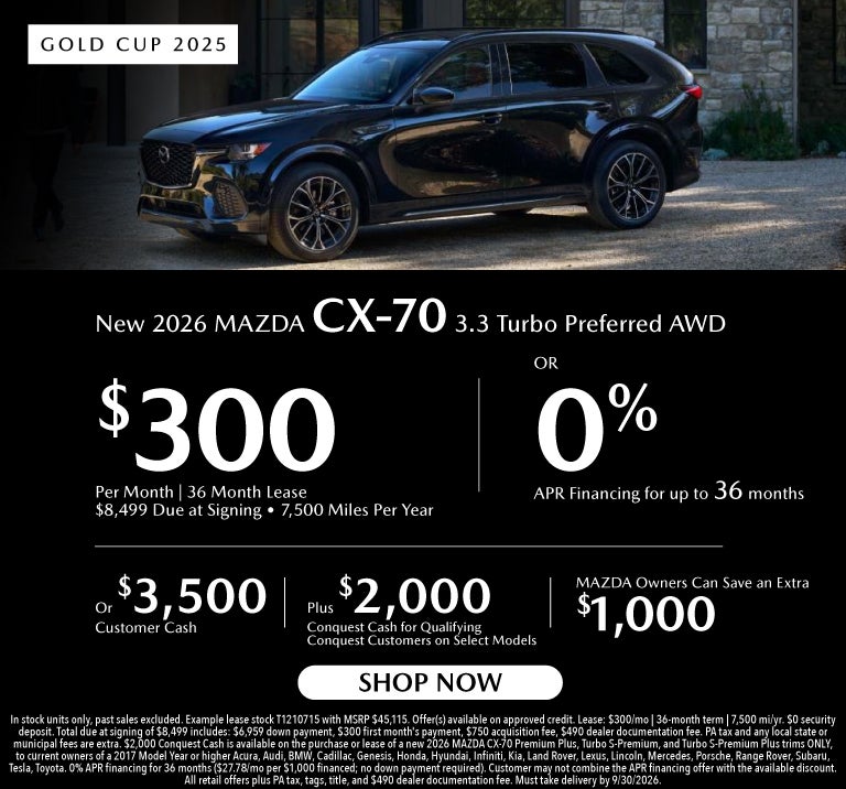 New 2026 Mazda CX-70